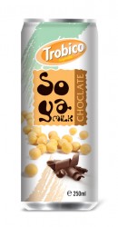 Soya milk chocolate flavor alu can 250ml